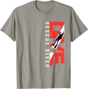 Scuba Dive Rescue Diver T-Shirt - T-Shirt | Sand
