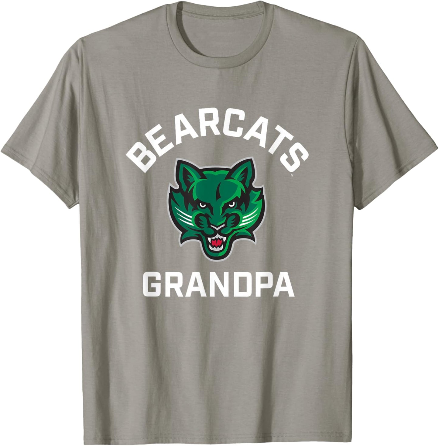 Binghamton University Bearcats Arched Grandpa T-Shirt - T-Shirt | Sand