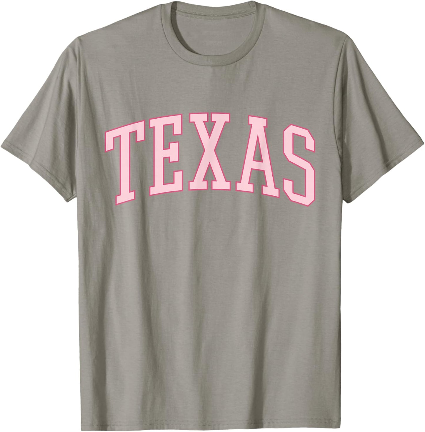 Preppy Varsity Pink Texas T-Shirt - T-Shirt | Sand