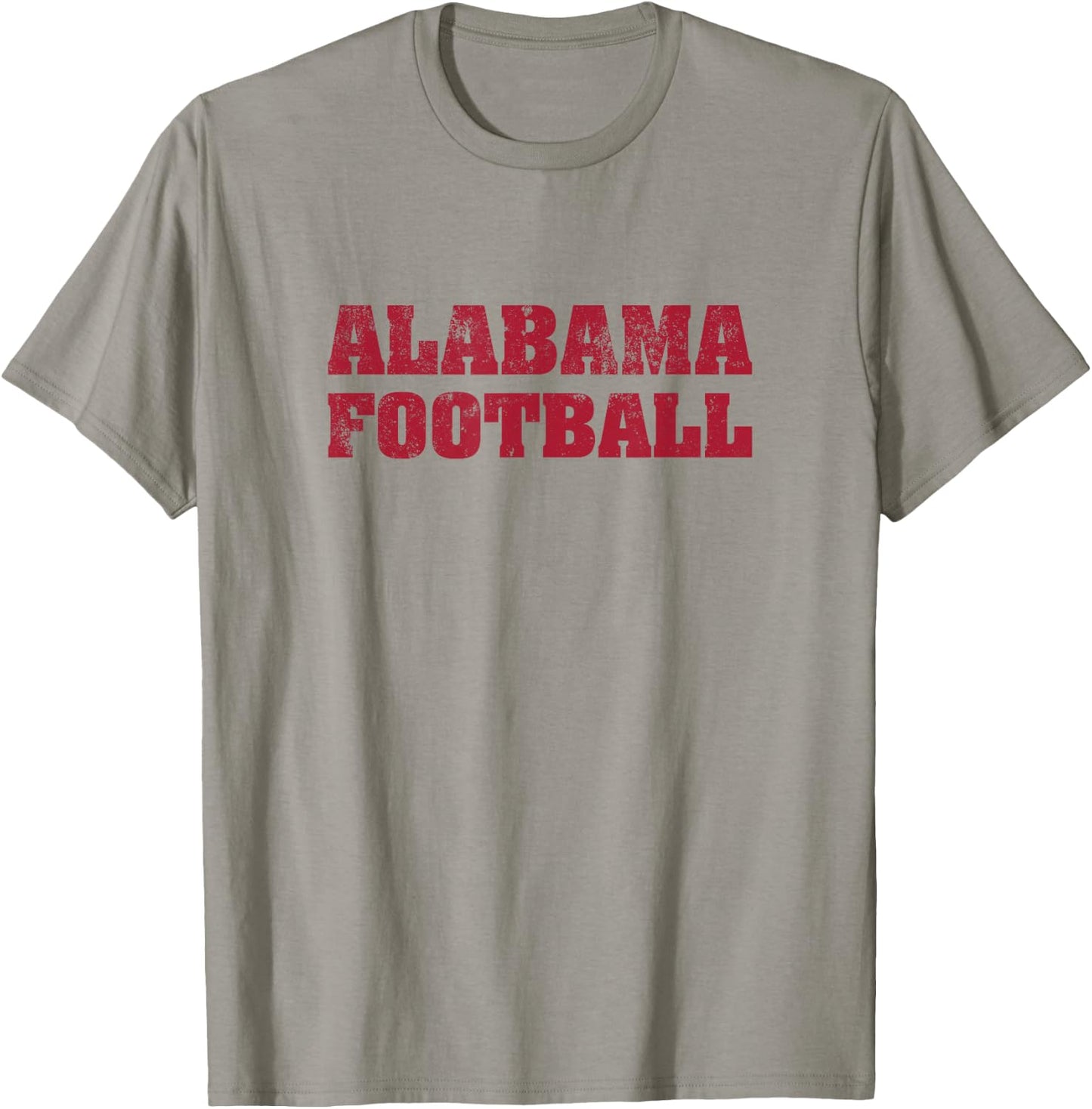 Alabama Football Distressed Vintage T-Shirt - T-Shirt | Sand
