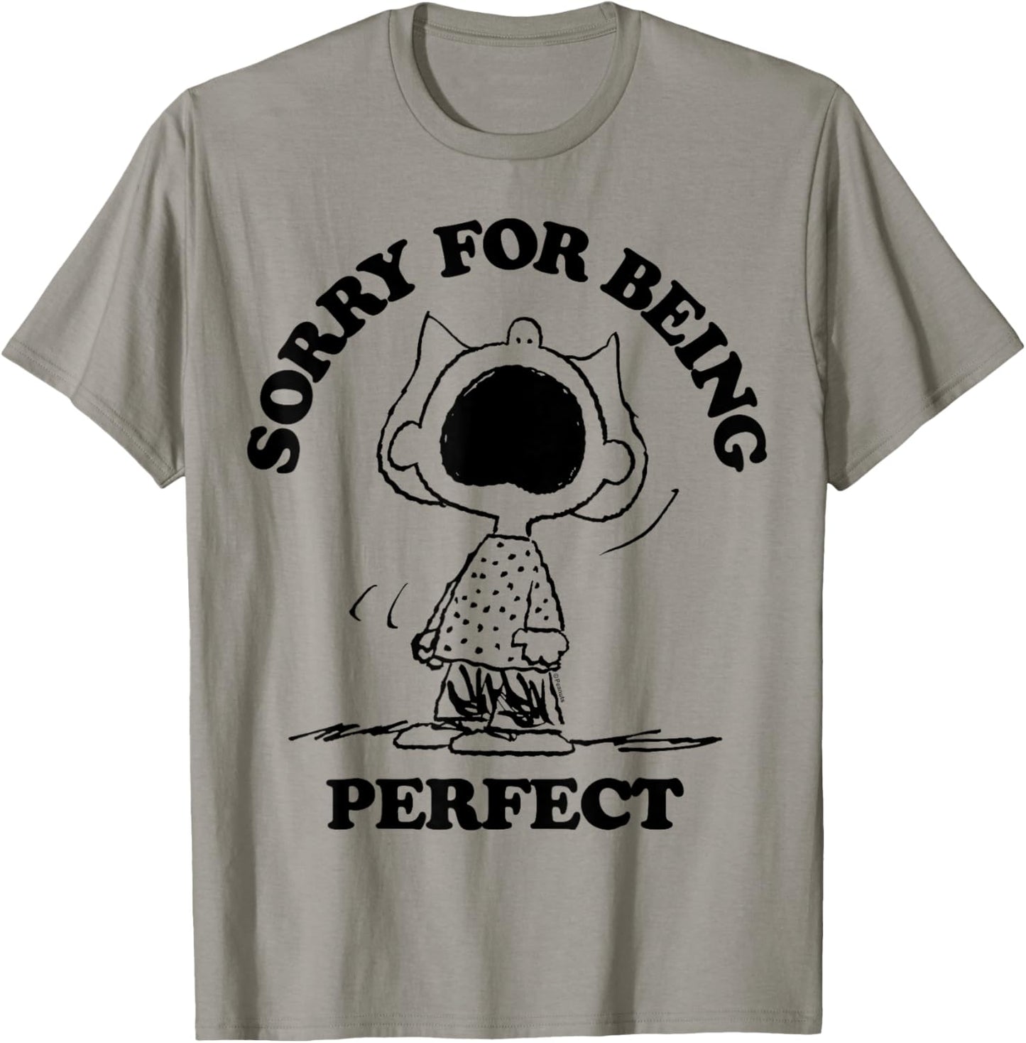 Peanuts - Sally Sorry For Being Perfect T-Shirt - T-Shirt | Sand
