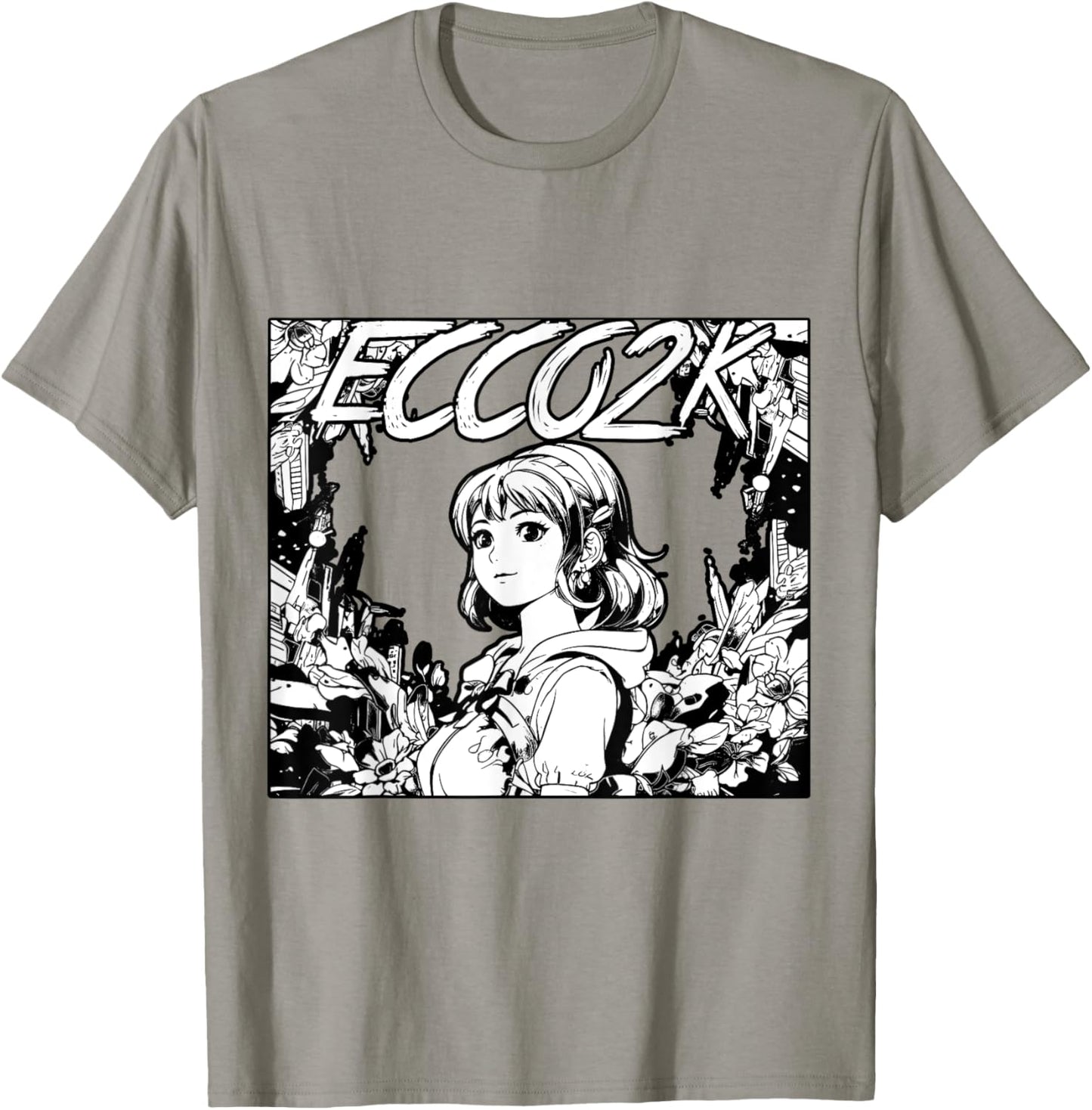 Ecco2k Drain Gang Bladee T-Shirt - T-Shirt | Sand