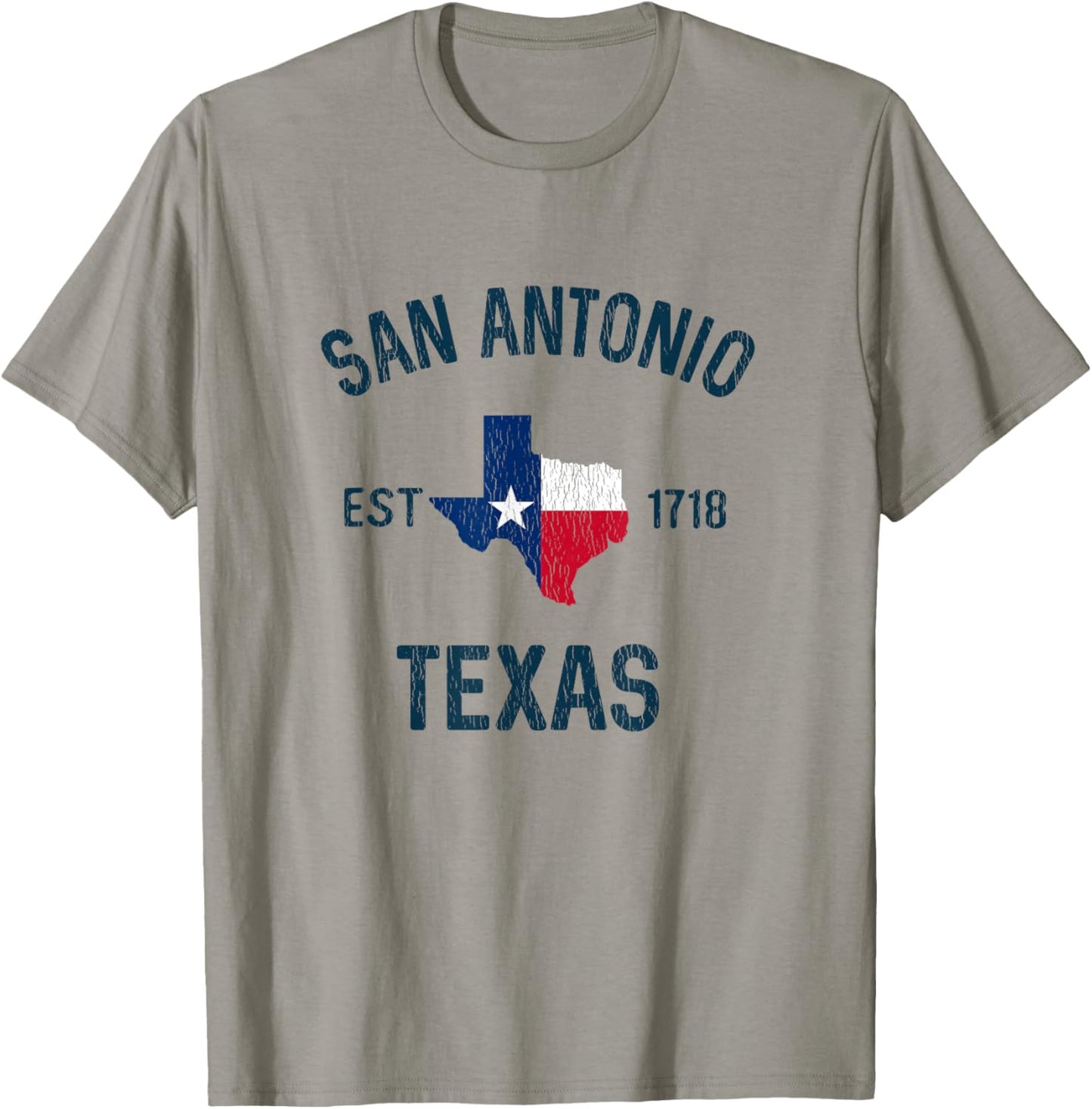 San Antonio Texas Gifts Souvenirs EST 1718 San Antonio TX T-Shirt - T-Shirt | Sand