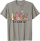 Atlanta Skyline Georgia Colourful City Souvenir Gift T-Shirt - T-Shirt | Sand
