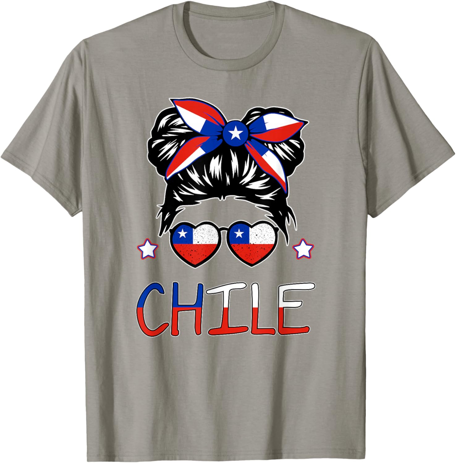 Toddler Chile Flag Chilean Hispanic Heritage Women Kids Baby T-Shirt - T-Shirt | Sand