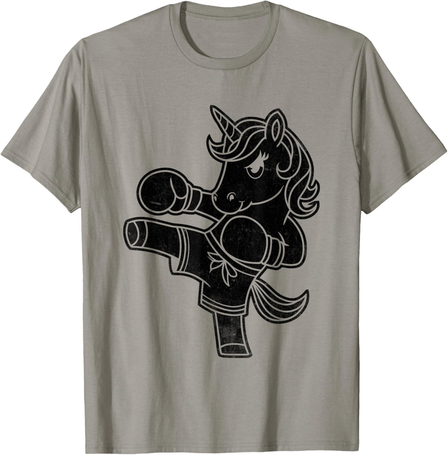 Unicorn Kickboxer Kickboxing Kickbox Kickboxers T-Shirt - T-Shirt | Sand