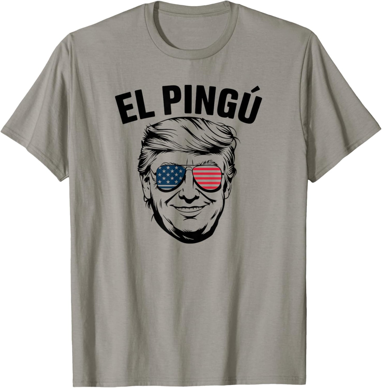 Funny Trump El Pingu Cuban Saying Slang Hialeah Miami 305 T-Shirt - T-Shirt | Sand