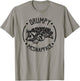 Grumpy McSnapface Funny Snapping Turtle T-Shirt - T-Shirt | Sand