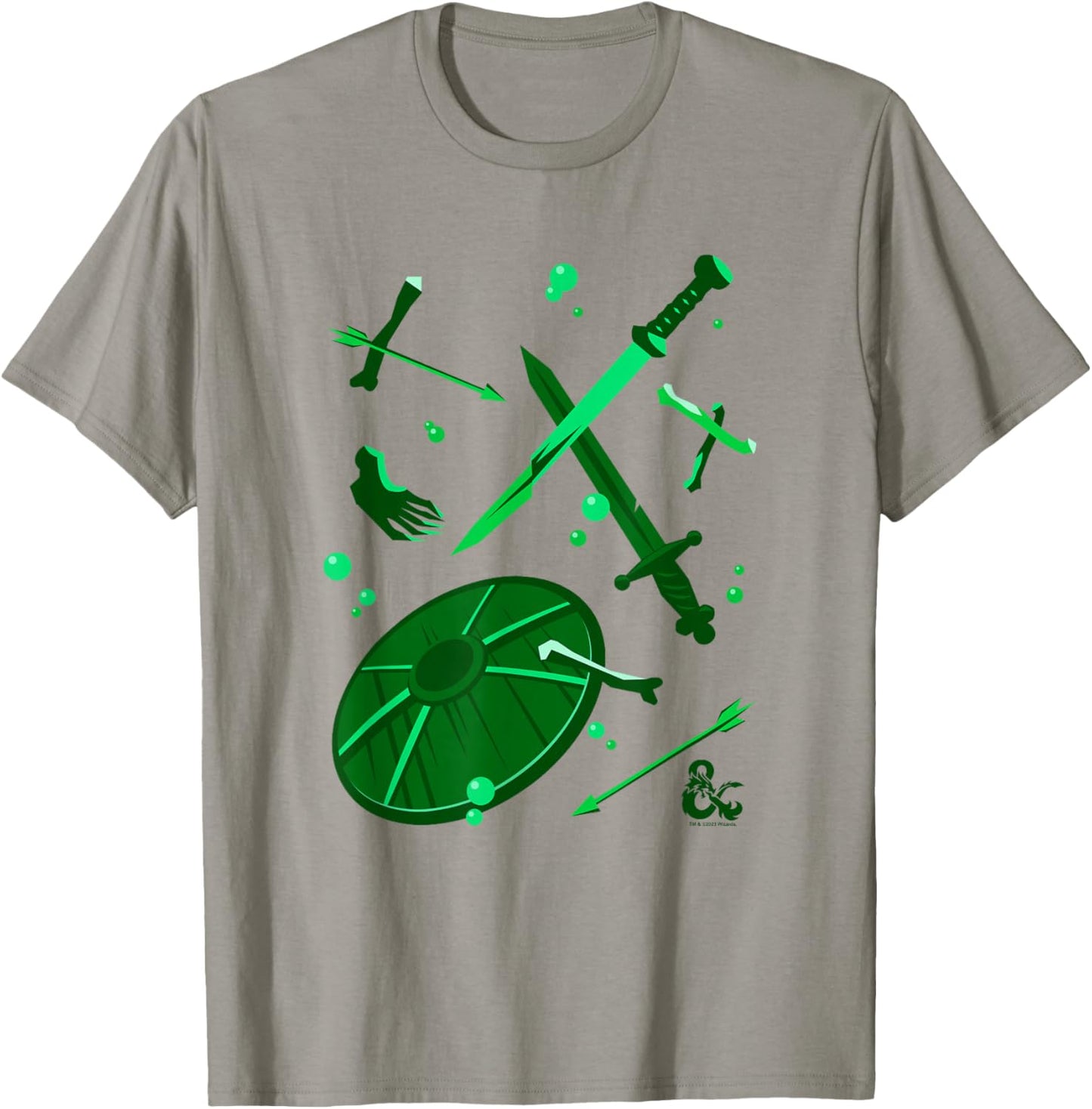 Dungeons & Dragons Halloween A Gelatinous Cube Attack T-Shirt - T-Shirt | Sand