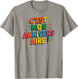 It's my birthday! , white, S T-Shirt - T-Shirt | Sand