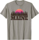 Maine MN Retro Vintage Shirt Gift Men Women Kids T-Shirt - T-Shirt | Sand