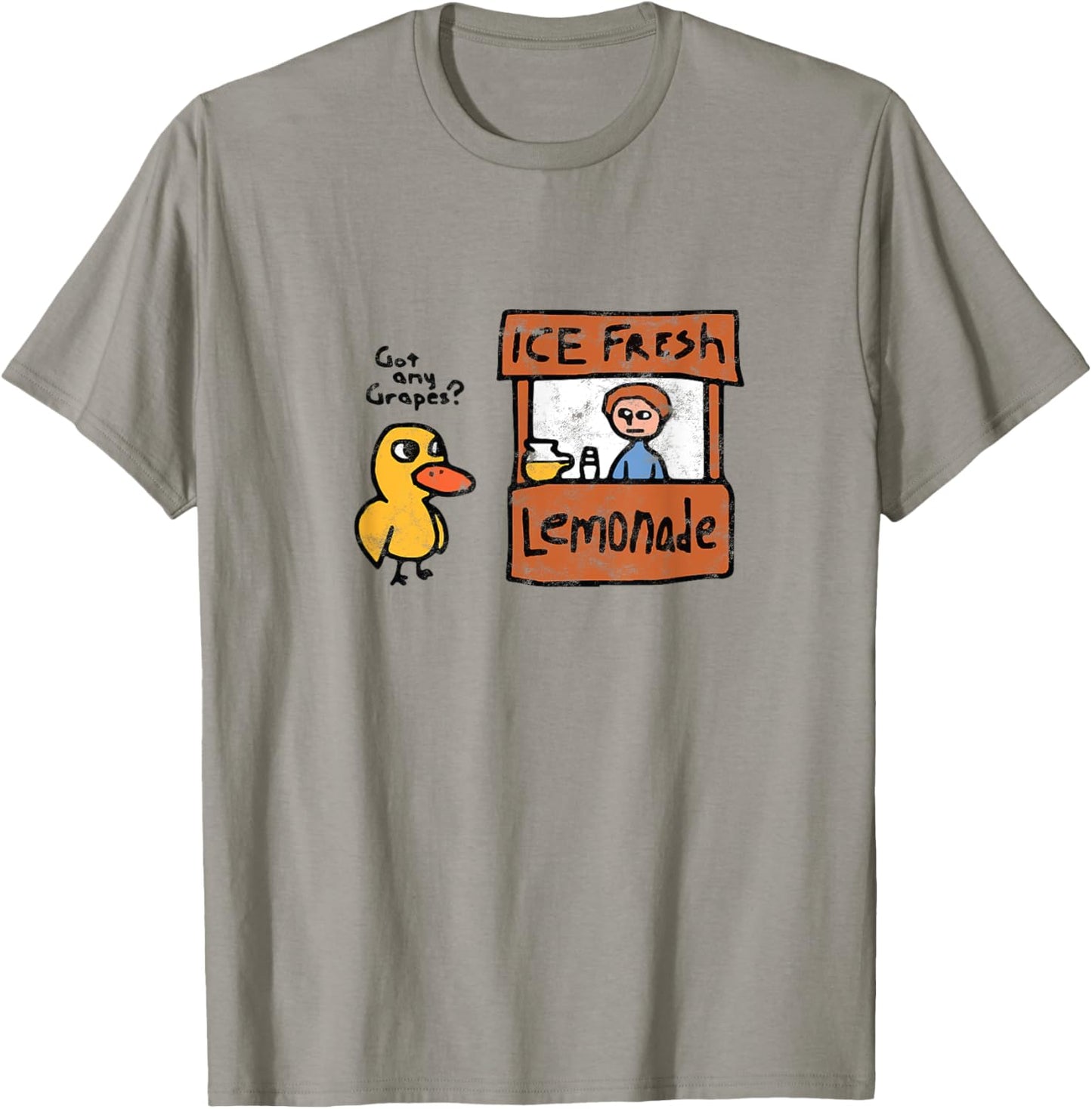 GOT ANY GRAPES? - Inquiry T-Shirt - T-Shirt | Sand