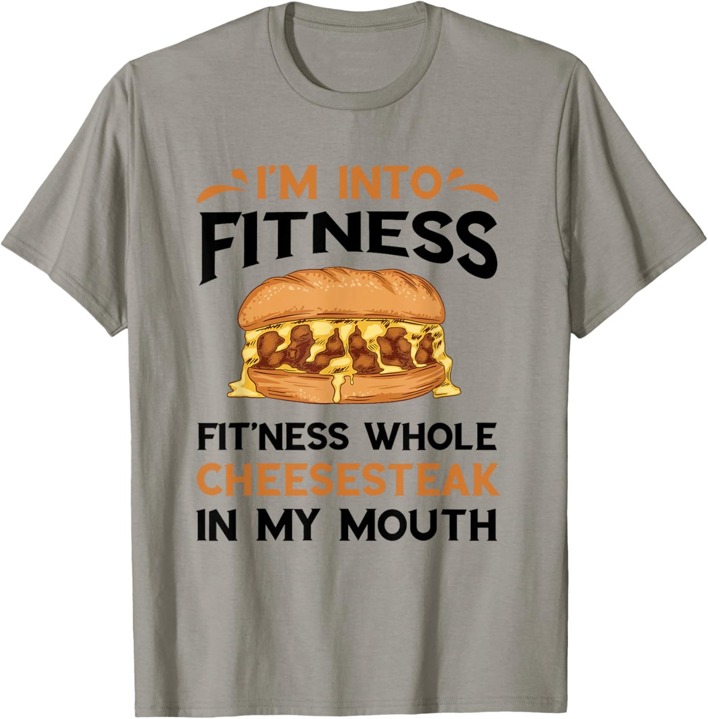 Cheesesteak Fitness Philadelphia Sandwich Philly Cheesesteak T-Shirt - T-Shirt | Sand
