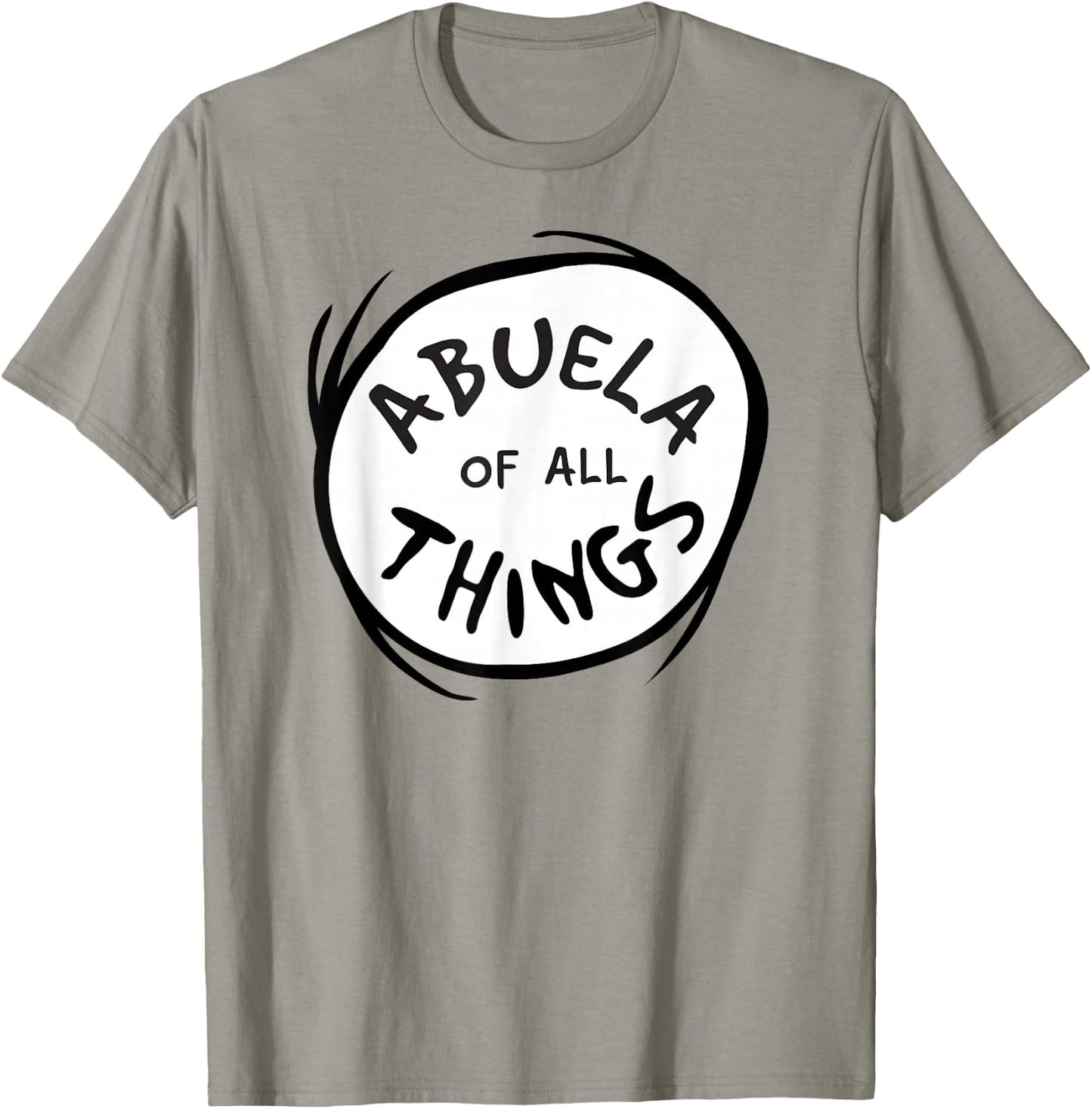 Dr. Seuss Abuela (Grandmother) of All Things Emblem T-Shirt - T-Shirt | Sand