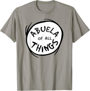 Dr. Seuss Abuela (Grandmother) of All Things Emblem T-Shirt - T-Shirt | Sand