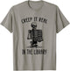 Funny Halloween Skeleton Pun Book Lover Library Joke T-Shirt - T-Shirt | Sand