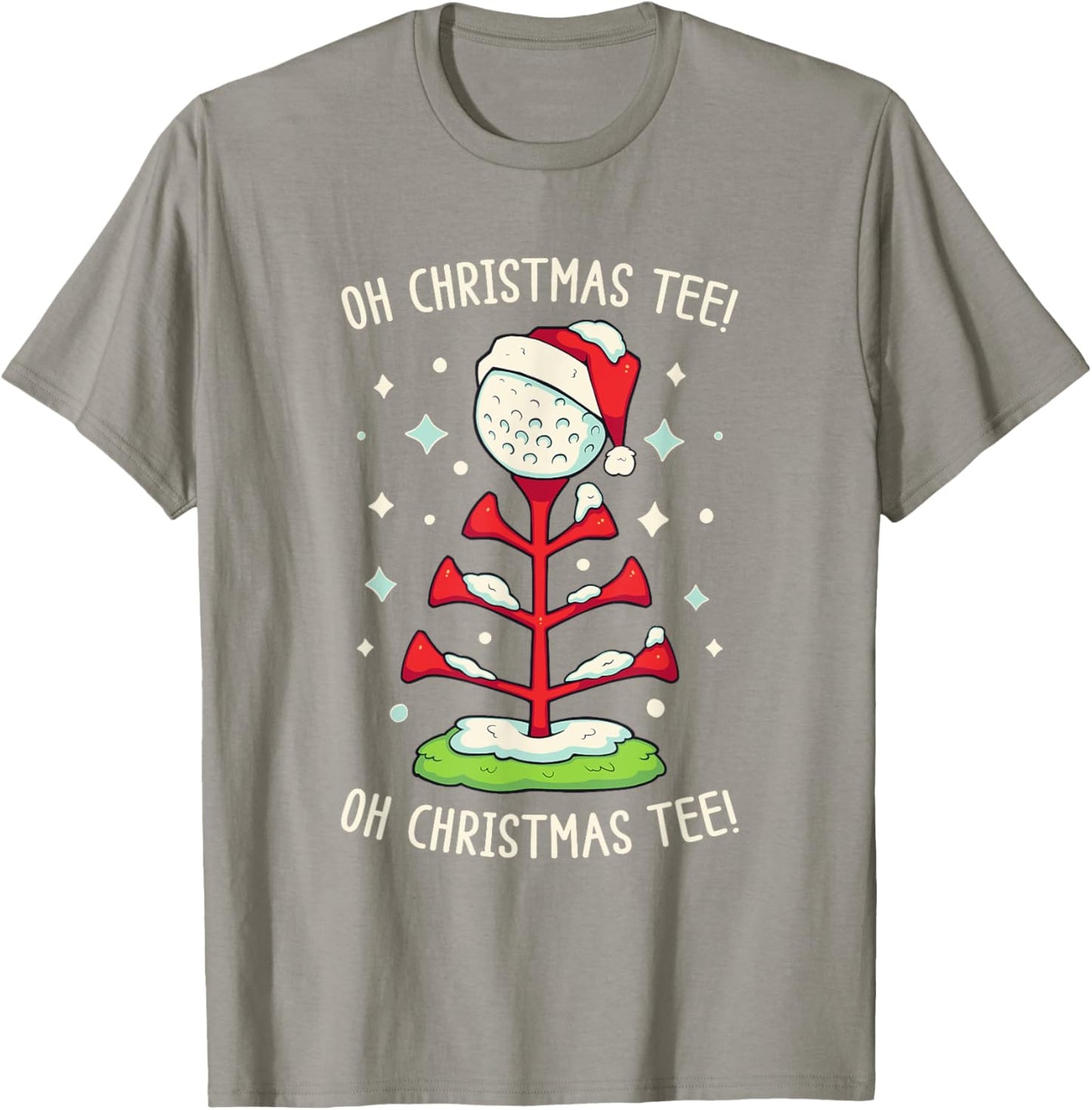 Funny Golf Christmas Shirt Oh Christmas Funny Pun Golf T-Shirt - T-Shirt | Sand