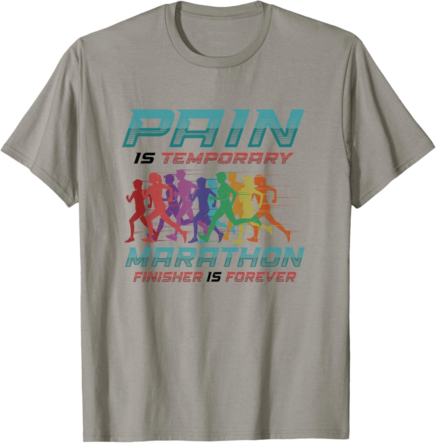 Marathon Finisher Is Forever Marathon Runner T-Shirt - T-Shirt | Sand