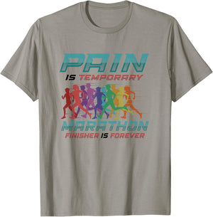 Marathon Finisher Is Forever Marathon Runner T-Shirt - T-Shirt | Sand