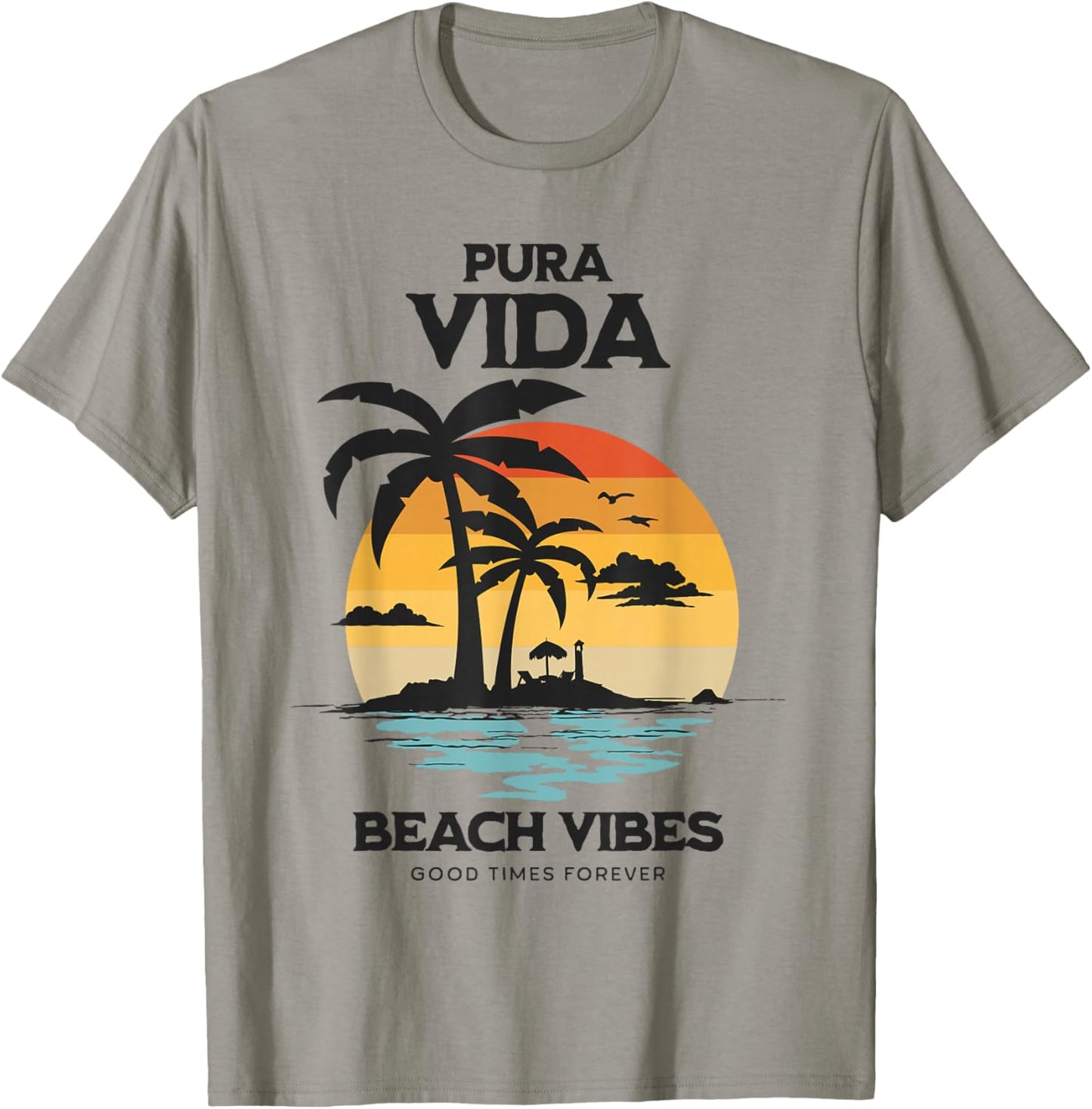 Pura Vida Surfing, Costa Rica, Surfing Pura Vida T-Shirt - T-Shirt | Sand