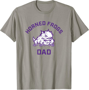 TCU Horned Frogs Arched Dad T-Shirt - T-Shirt | Sand