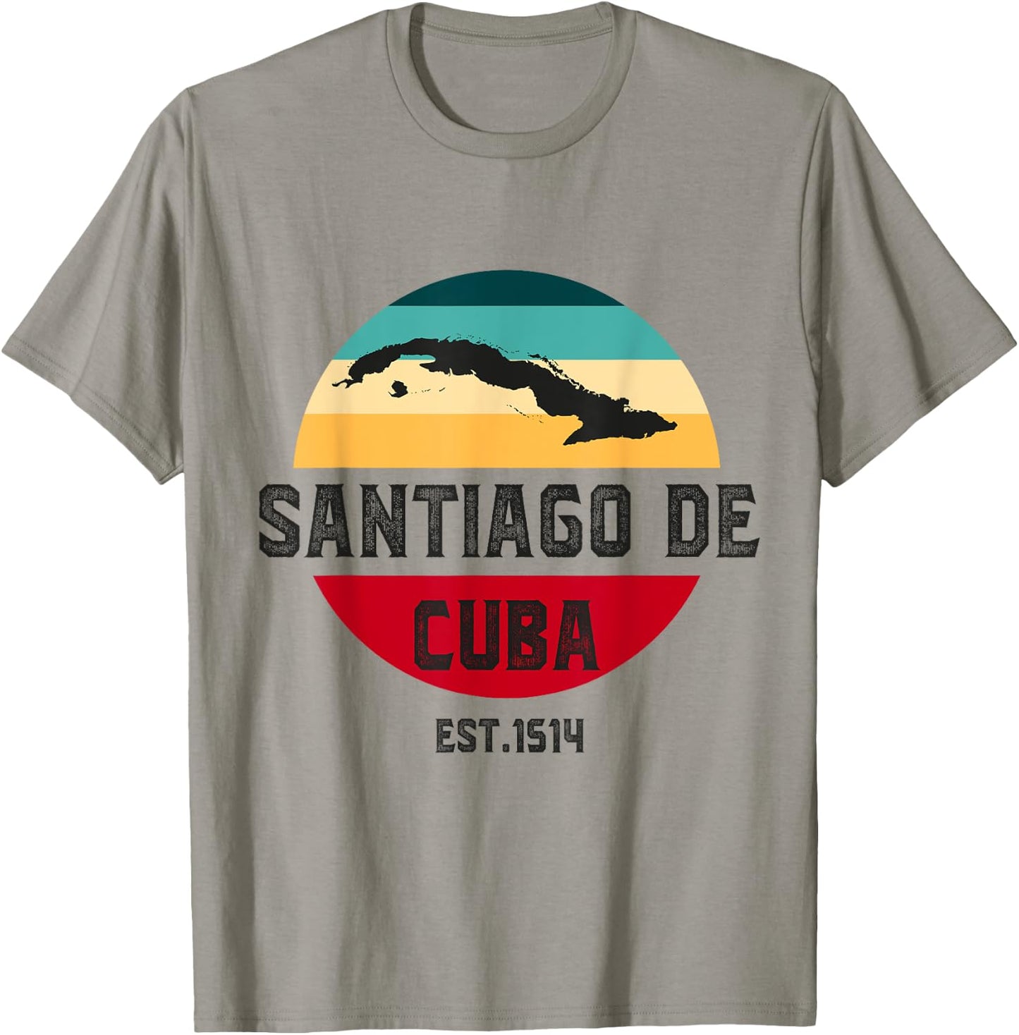 Santiago de Cuba Cuba Souvenir Slang City Cubano Cuba T-Shirt - T-Shirt | Sand
