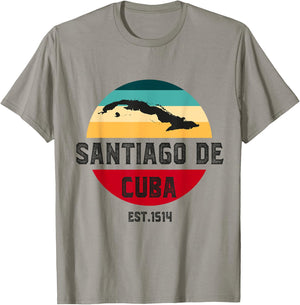 Santiago de Cuba Cuba Souvenir Slang City Cubano Cuba T-Shirt - T-Shirt | Sand