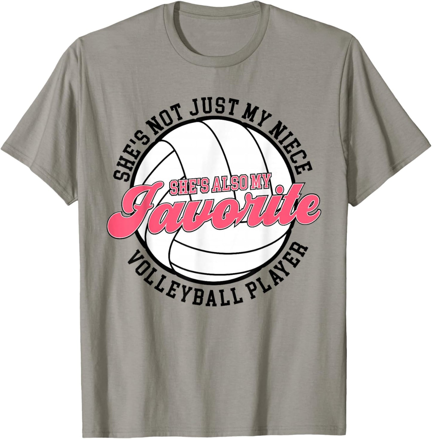My Niece Volleyball Aunt Of A Volleyball Player Auntie T-Shirt - T-Shirt | Sand