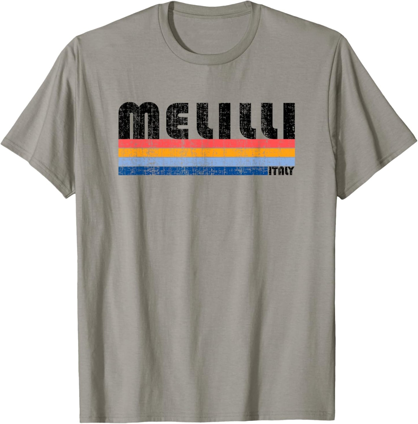Melilli, Italy Retro 70s 80s Style T-Shirt - T-Shirt | Sand