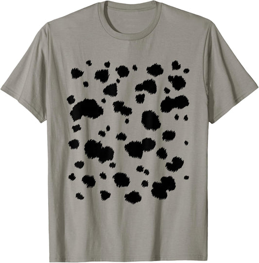 Dalmatian Dog Costume Shirt Adult Kids Dalmatian Costume T-Shirt - T-Shirt | Sand