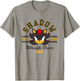 Sonic The Hedgehog Shadow Ultimate Power Vintage Logo T-Shirt - T-Shirt | Sand