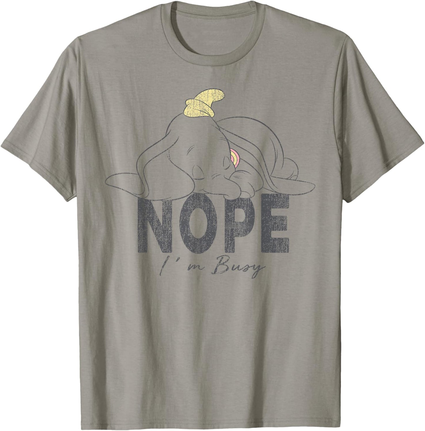 Dumbo - Nope I'm Busy T-Shirt - T-Shirt | Sand