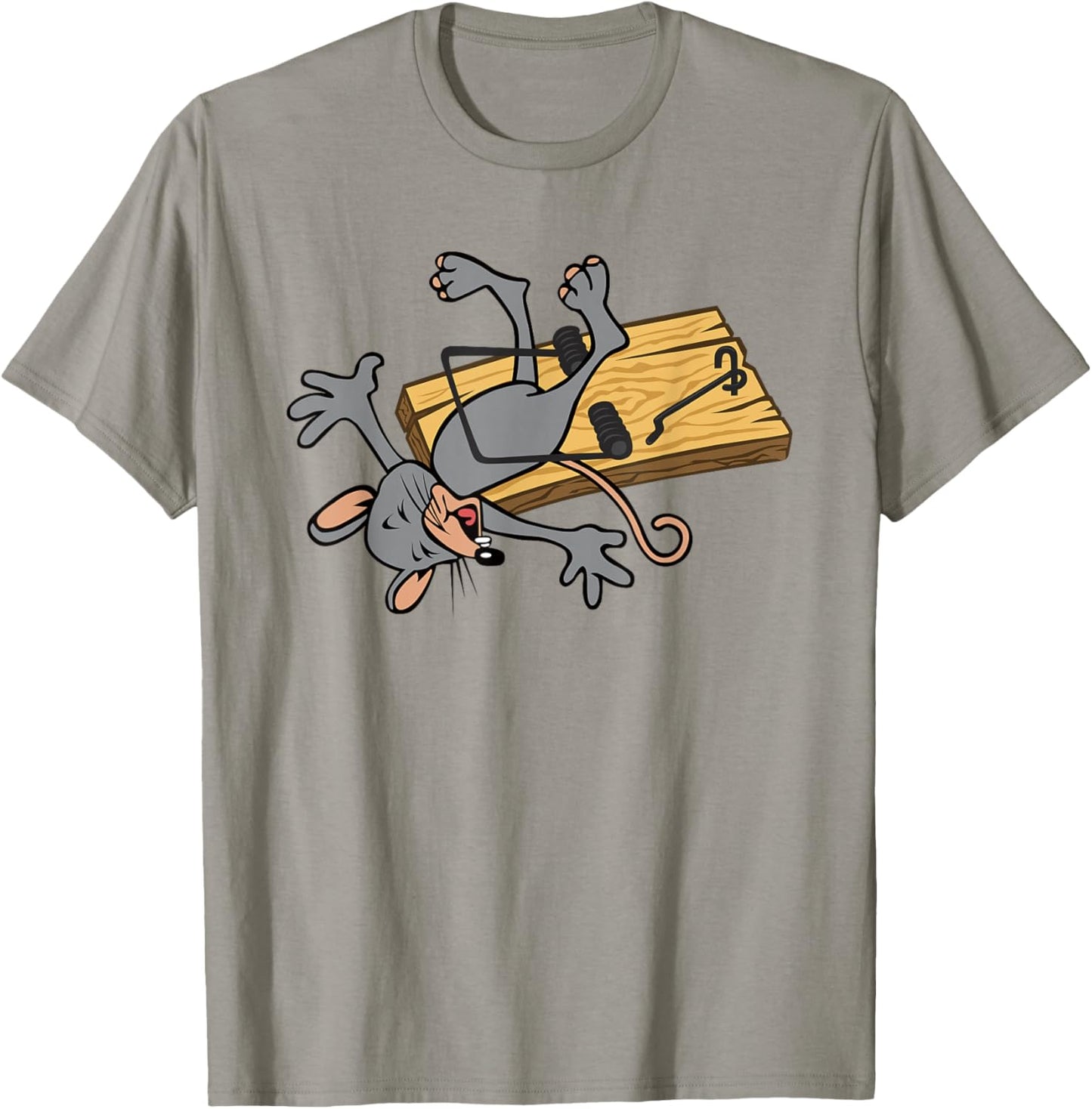 Funny Mouse Trap T-Shirt - T-Shirt | Sand
