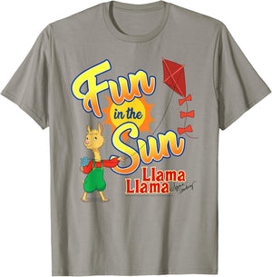 Llama Llama Red Pajama Netflix "Fun in the Sun" Shirt T-Shirt - T-Shirt | Sand