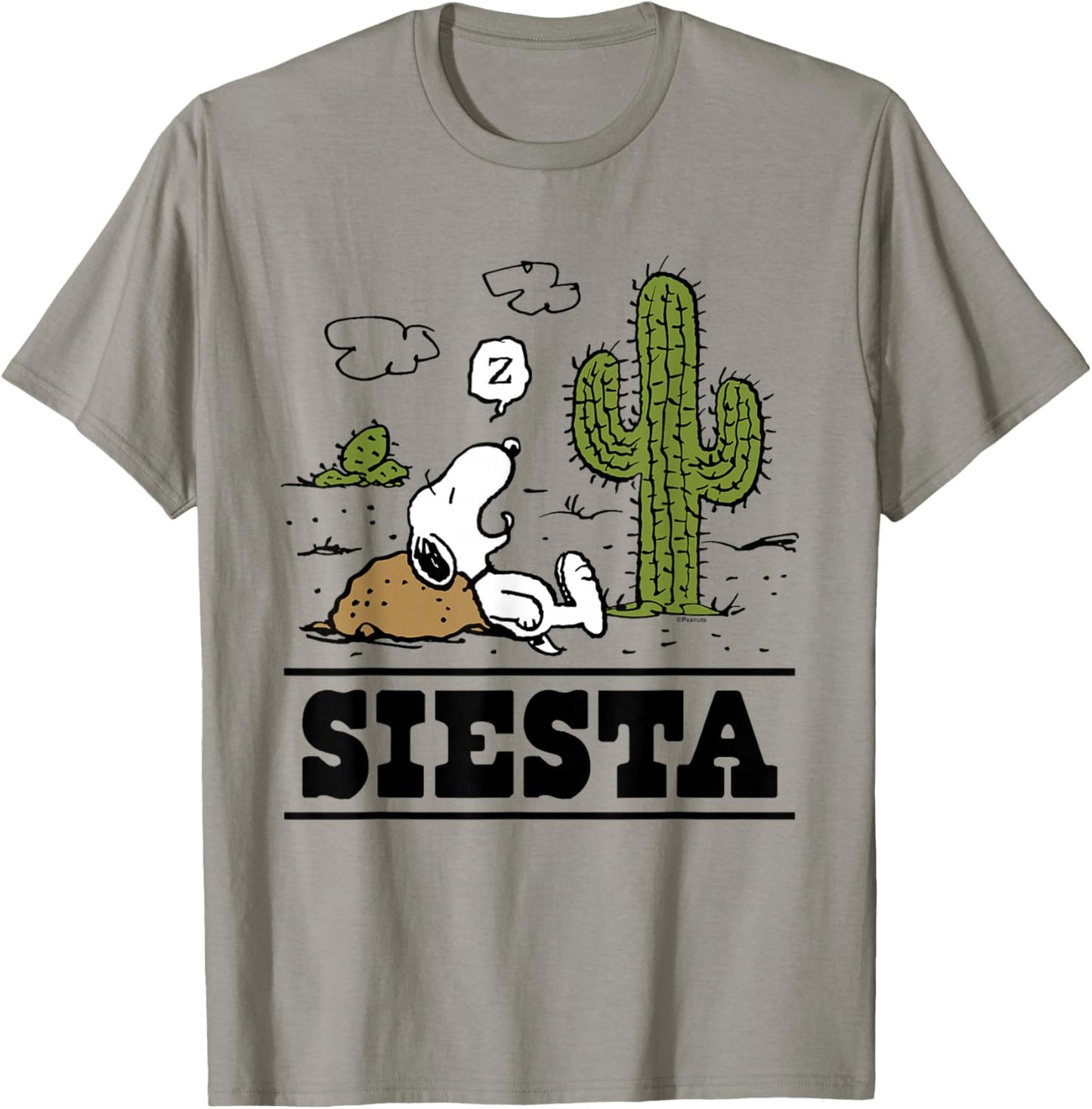 Peanuts - Snoopy Siesta Desert T-Shirt - T-Shirt | Sand