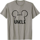 Disney Mickey and Friends Uncle Mickey Ears Outline Logo T-Shirt - T-Shirt | Sand