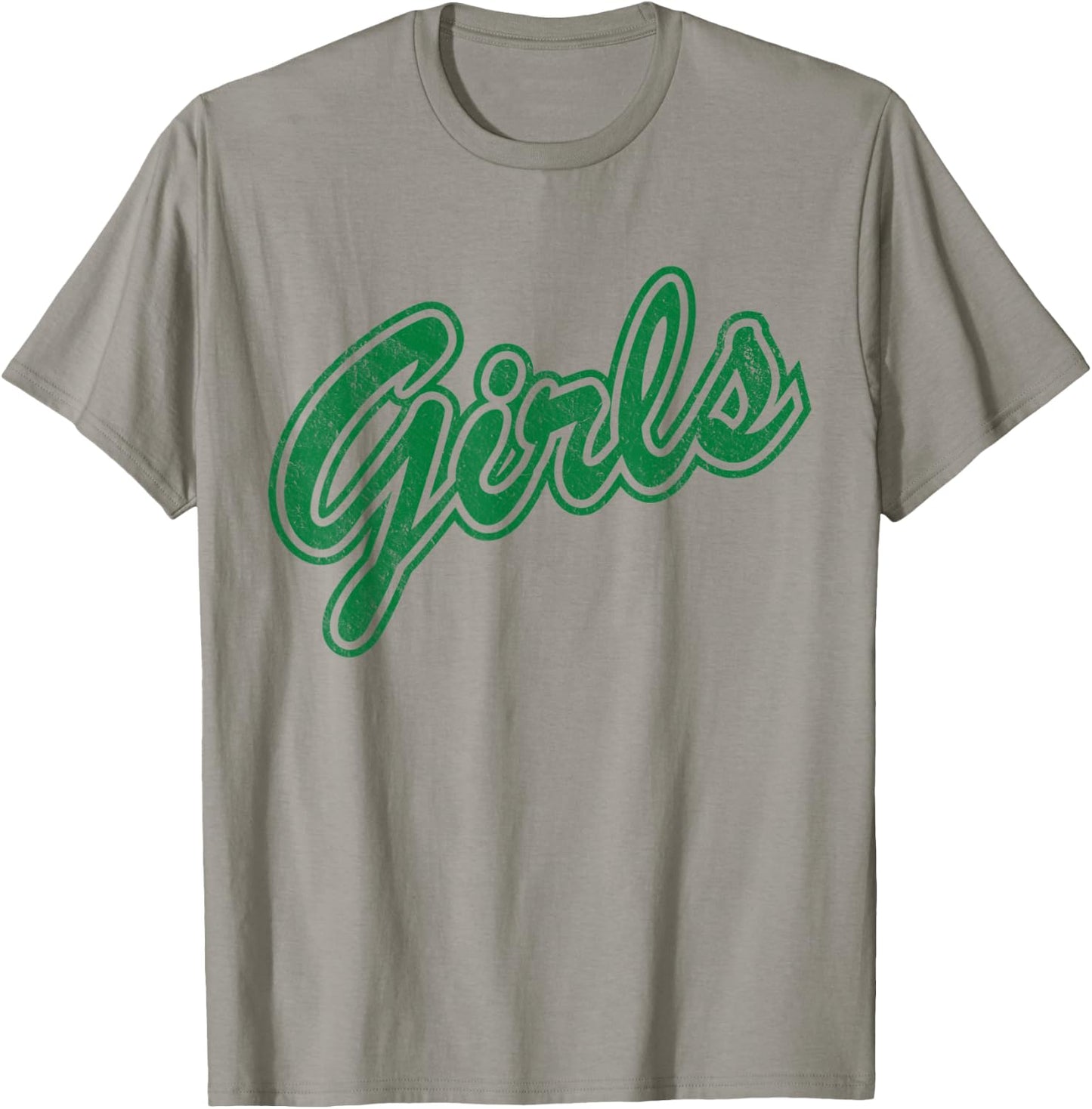 Girls Green Baseball T-Shirt - T-Shirt | Sand