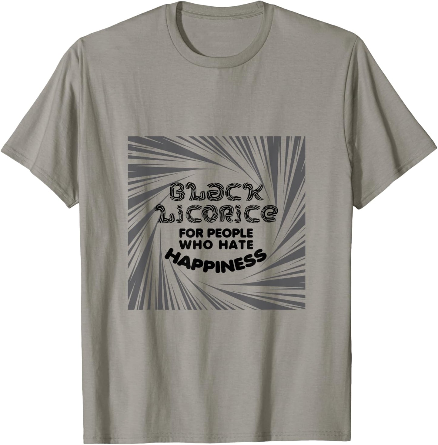 Black licorice for people who hate happiness gross red only T-Shirt - T-Shirt | Sand