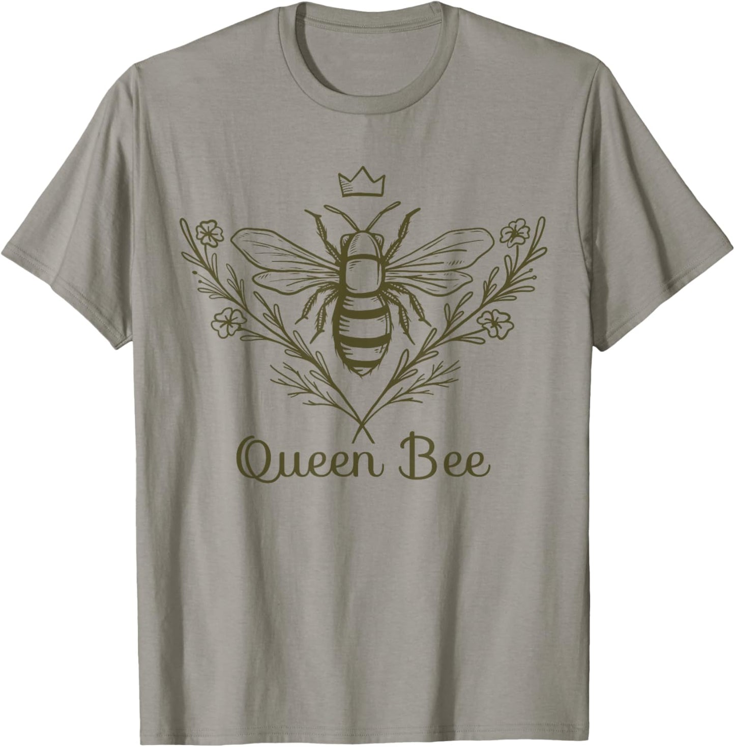 Queen Bee Shirt Honey Bee Keeper Outfit Beekeeping T-Shirt - T-Shirt | Sand