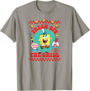 SpongeBob SquarePants - Krabby Patty Fresh Off The Grill T-Shirt - T-Shirt | Sand