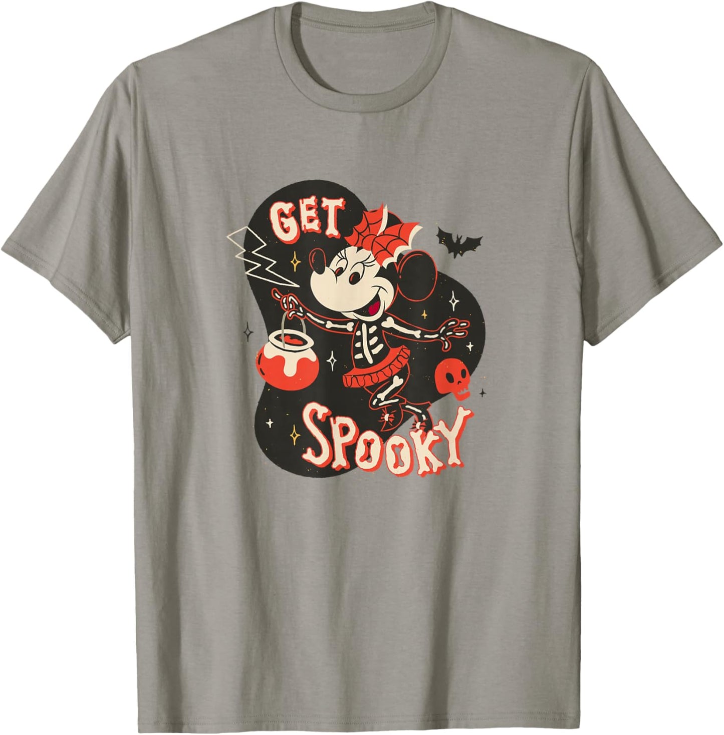 Disney Minnie Mouse Halloween Get Spooky Skeleton Costume T-Shirt - T-Shirt | Sand