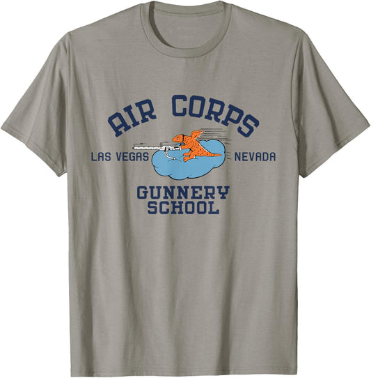 Air Corps Gunnery School - Las Vegas Nevada Vintage WW2 Army T-Shirt - T-Shirt | Sand