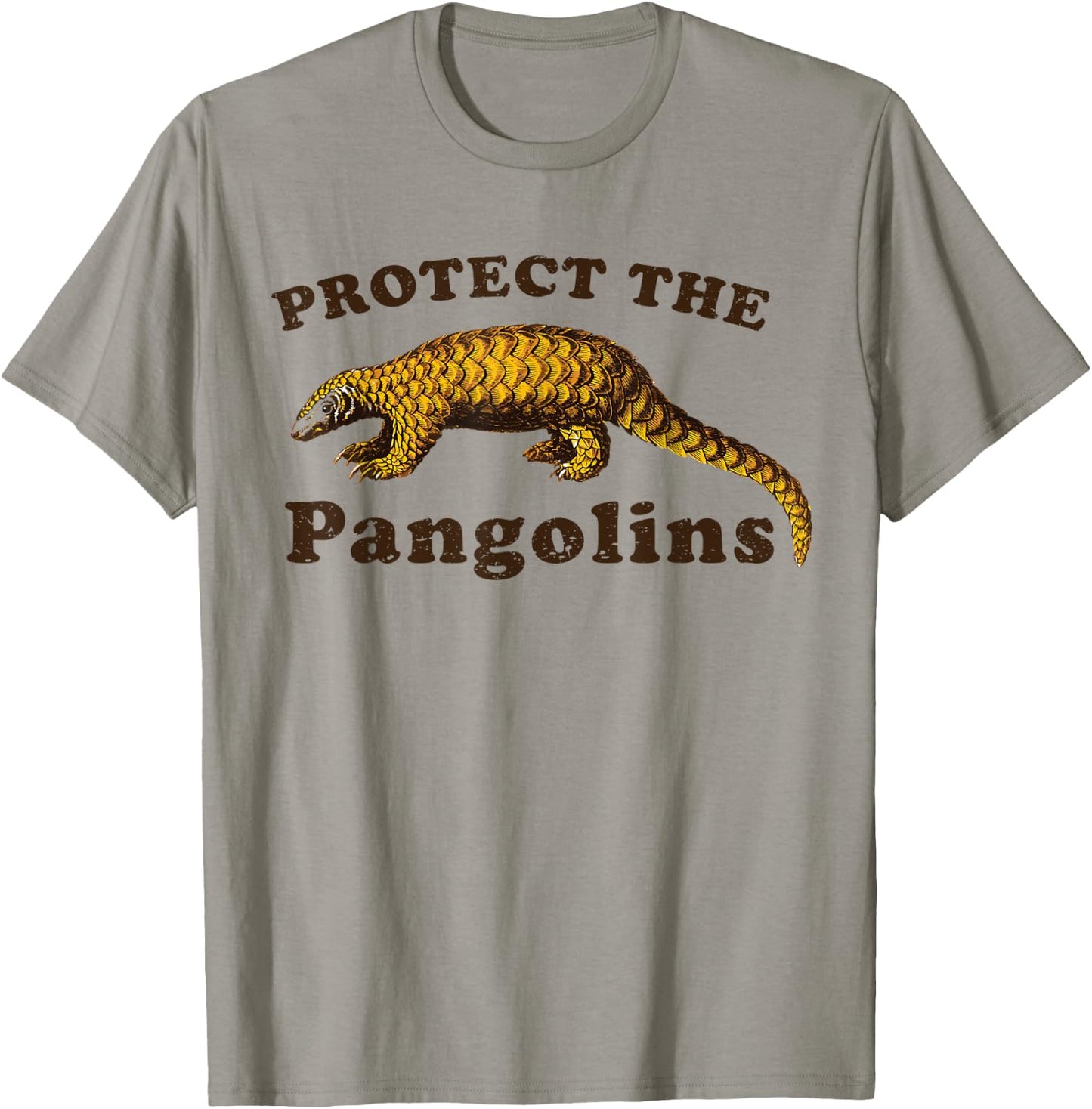 Protect the Indian Pangolins Save the Animals T-Shirt - T-Shirt | Sand