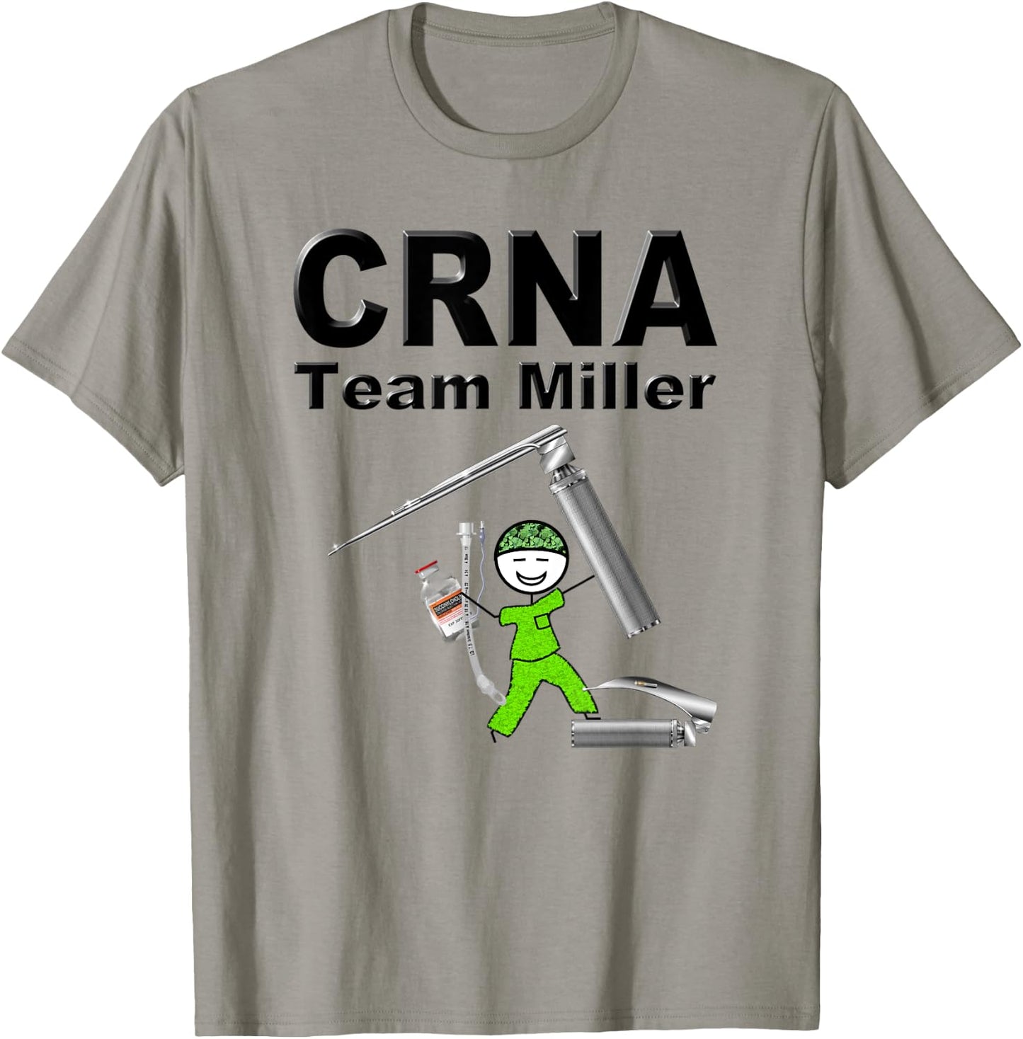 CRNA Team Miller Blade T-Shirt - T-Shirt | Sand