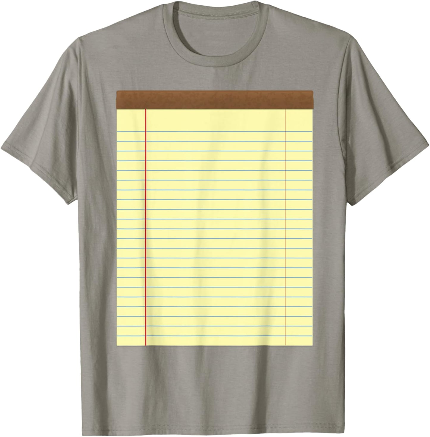 Yellow Pad Lined Notebook Couple Group Halloween Costume T-Shirt - T-Shirt | Sand