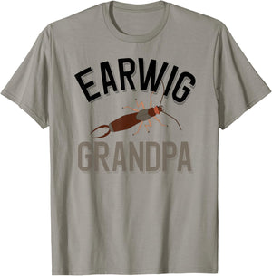 Earwig Grandpa Funny Pincher Bug T-Shirt - T-Shirt | Sand