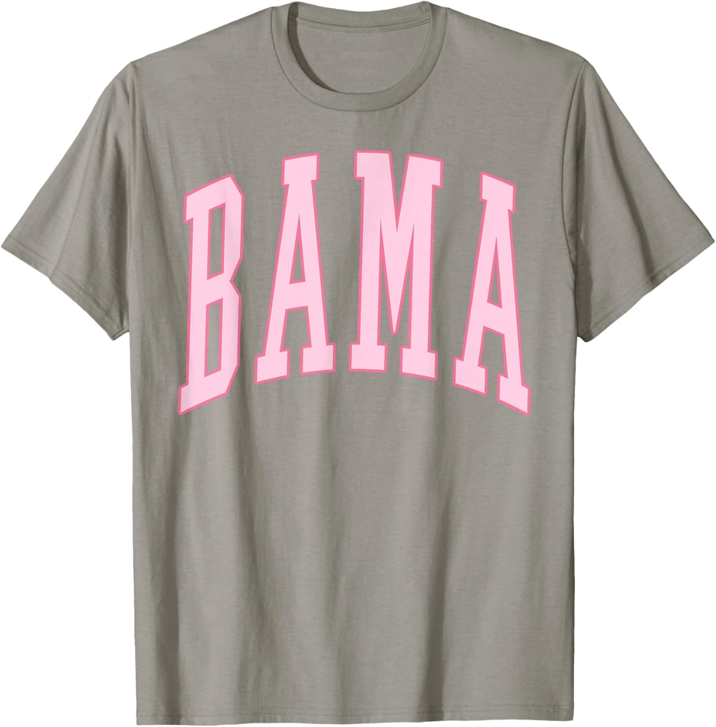 Alabama Bama Vintage Preppy Varsity Pink Sports T-Shirt - T-Shirt | Sand