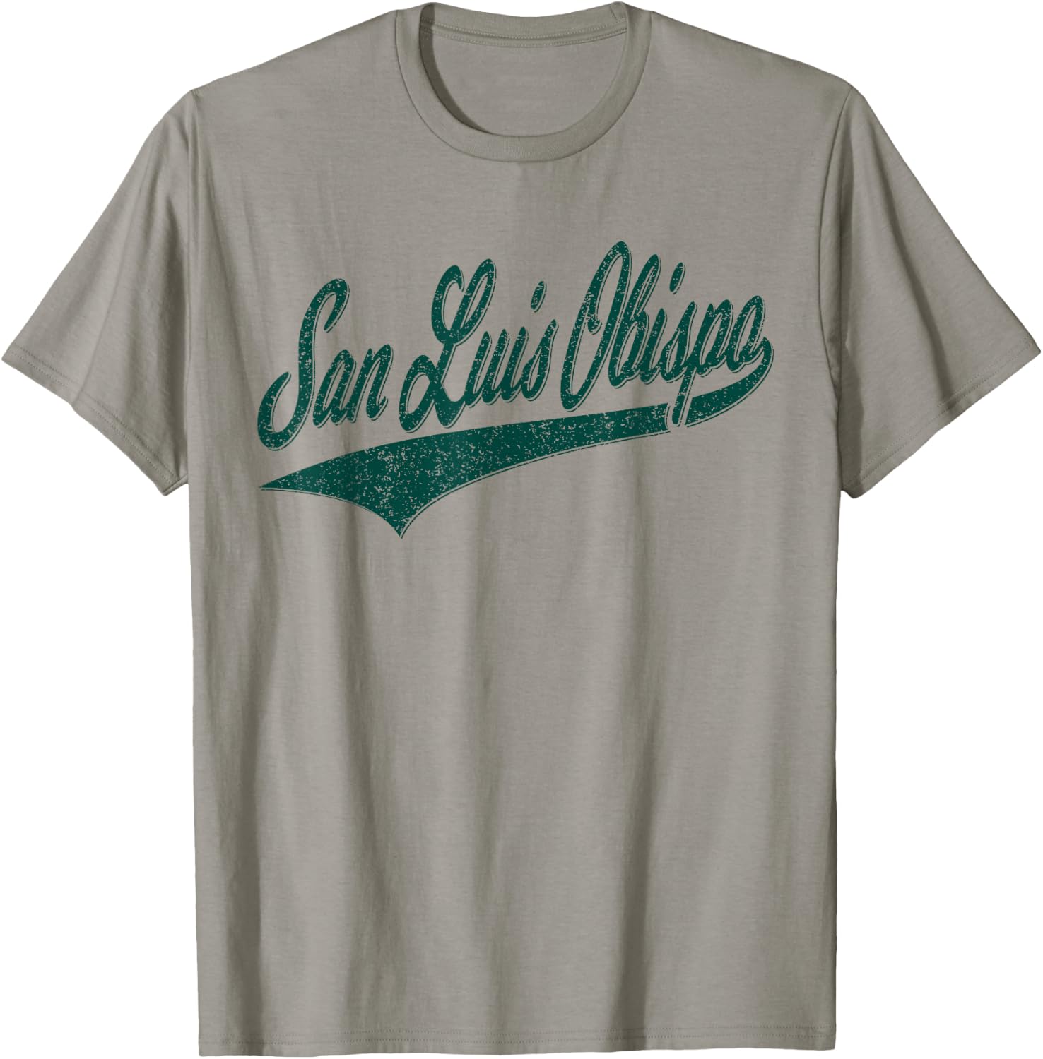San Luis Obispo Slo California Varsity Script Sports Jersey T-Shirt - T-Shirt | Sand
