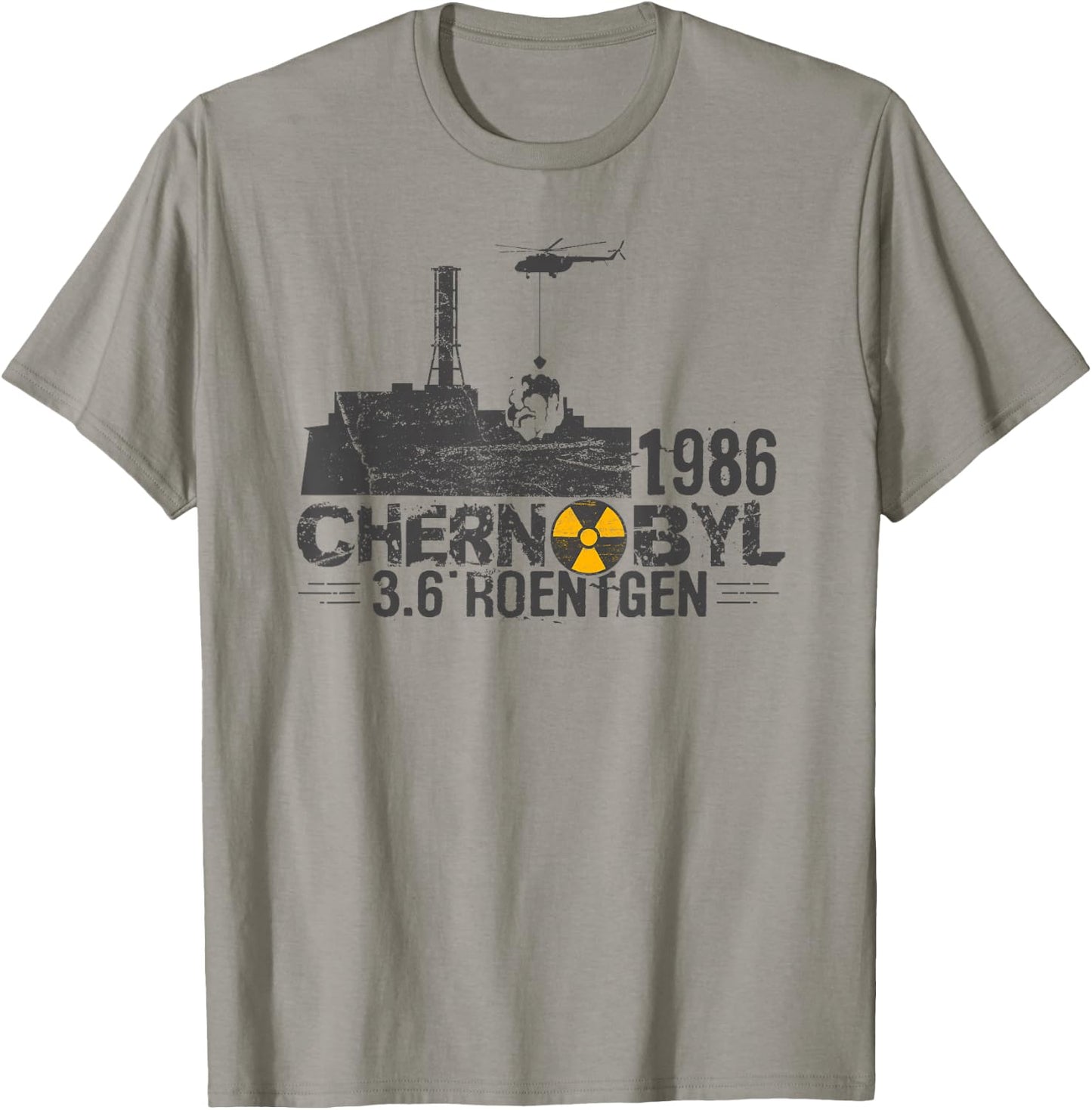 3.6 Roentgen Chernobyl city catastrophe in 1986 t shirt T-Shirt - T-Shirt | Sand