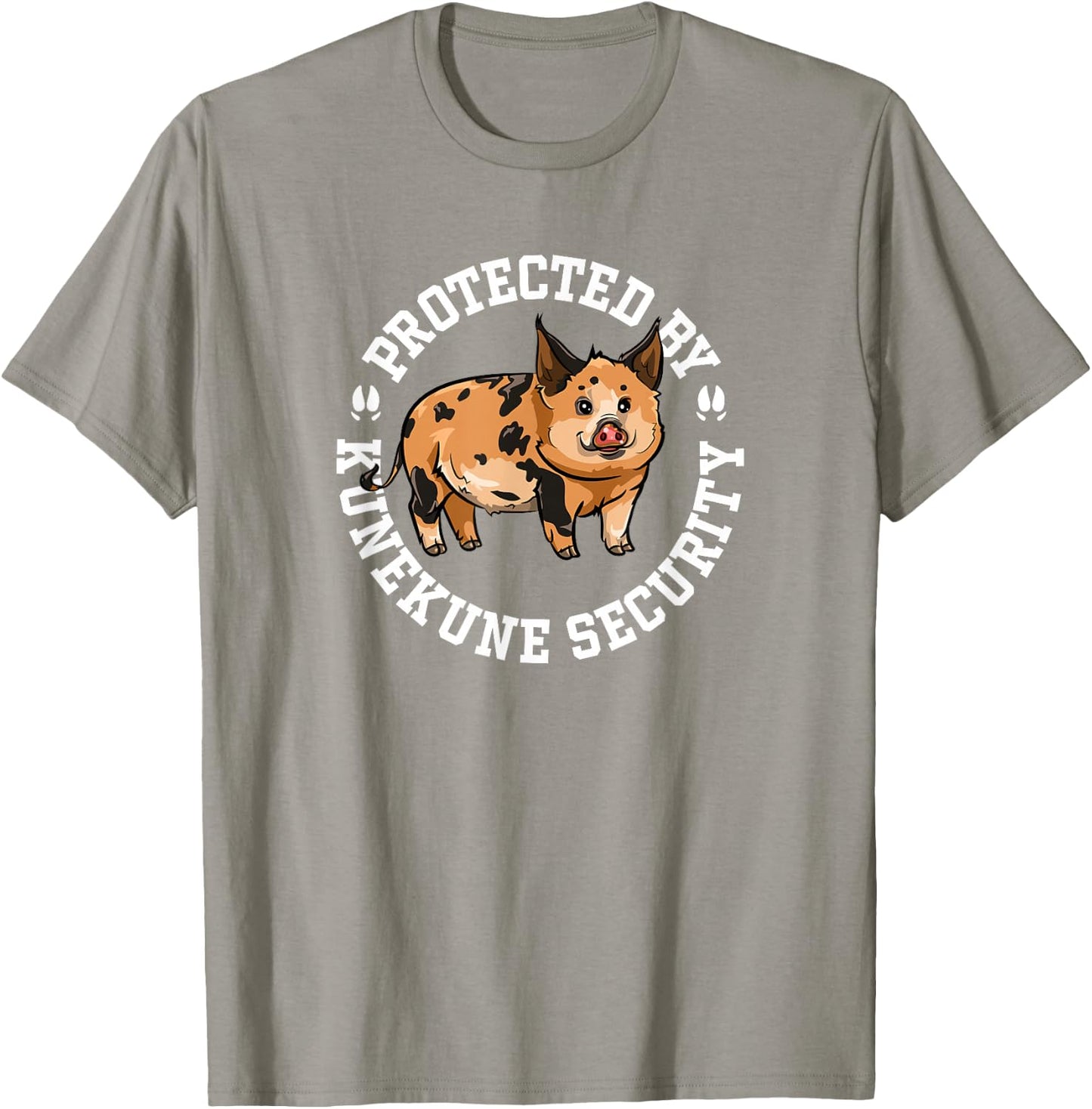 Kunekune Pig Security T-Shirt - T-Shirt | Sand
